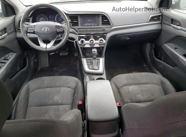 5NPD74LF4KH401223 2019 HYUNDAI ELANTRA Gray Widok deski rozdzielczej
