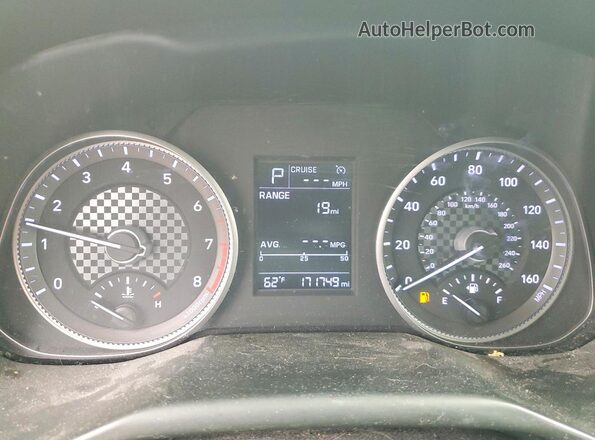 5NPD74LF4KH401223 2019 HYUNDAI ELANTRA Gray Widok zestawu wskaźników
