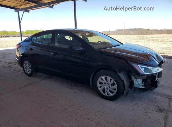 5NPD74LF4KH445125 2019 HYUNDAI ELANTRA Black წინა მარჯვენა