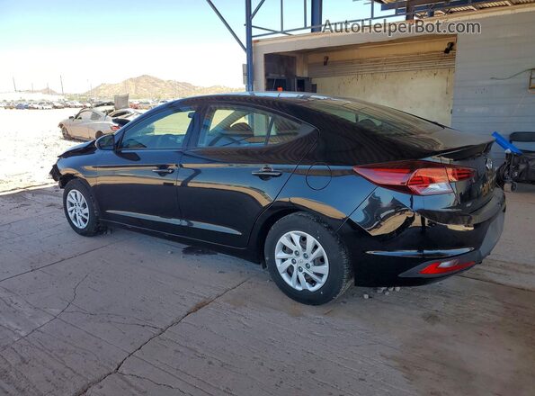 5NPD74LF4KH445125 2019 HYUNDAI ELANTRA Black უკანა მარცხენა