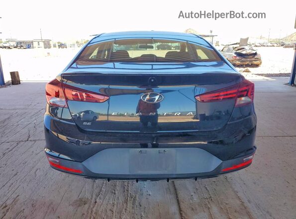 5NPD74LF4KH445125 2019 HYUNDAI ELANTRA Black უკანა ხედი