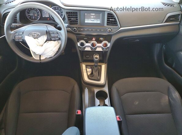 5NPD74LF4KH445125 2019 HYUNDAI ELANTRA Black წინა პანელის ხედი