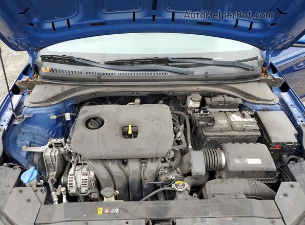 5NPD74LF4KH461325 2019 HYUNDAI ELANTRA Blue Vista interior trasera