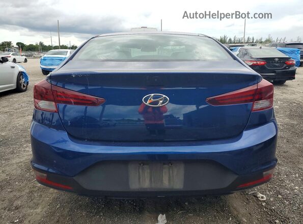 5NPD74LF4KH461325 2019 HYUNDAI ELANTRA Blue Vista trasera