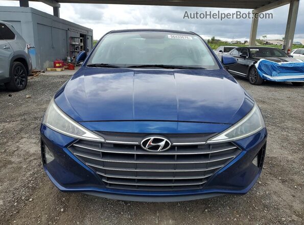 5NPD74LF4KH461325 2019 HYUNDAI ELANTRA Blue Vista frontal