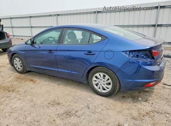 5NPD74LF4KH465763 2019 HYUNDAI ELANTRA Blue Tył lewy