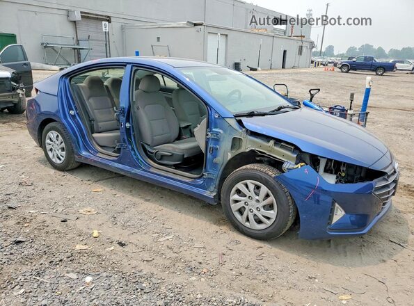 5NPD74LF4KH465763 2019 HYUNDAI ELANTRA Blue Przód prawy