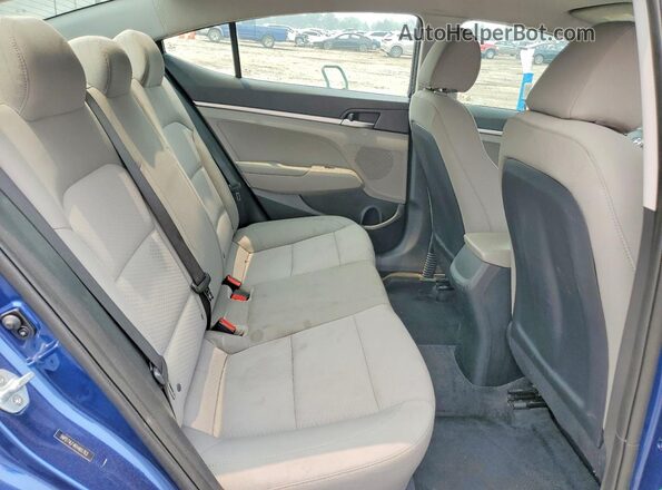 5NPD74LF4KH465763 2019 HYUNDAI ELANTRA Blue Widok tylnych siedzeń