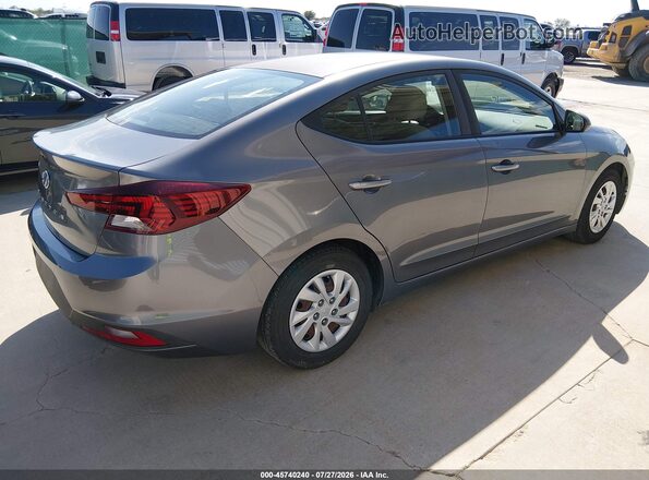 5NPD74LF4KH475404 2019 HYUNDAI ELANTRA Gray Задня права чверть