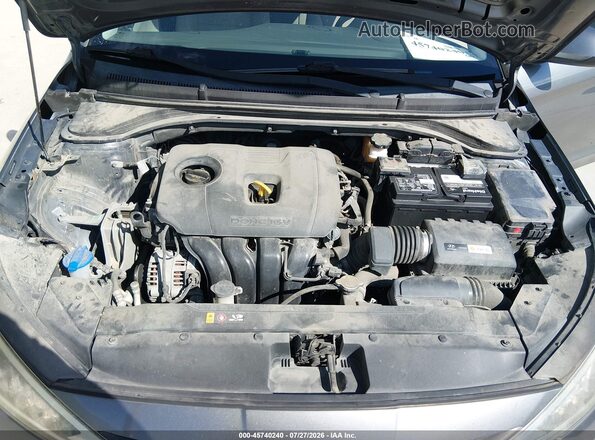 5NPD74LF4KH475404 2019 HYUNDAI ELANTRA Gray Вид ззаду