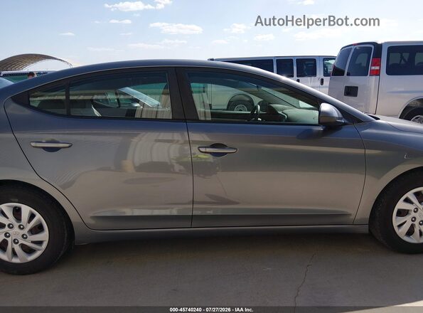 5NPD74LF4KH475404 2019 HYUNDAI ELANTRA Gray 