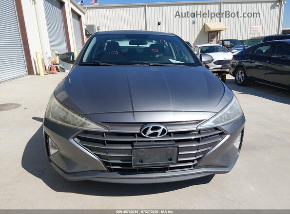 5NPD74LF4KH475404 2019 HYUNDAI ELANTRA Gray 