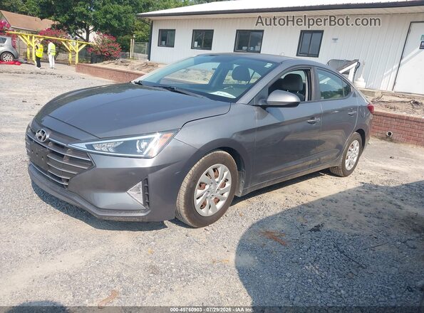 5NPD74LF4KH487052 2019 HYUNDAI ELANTRA Gray Front left