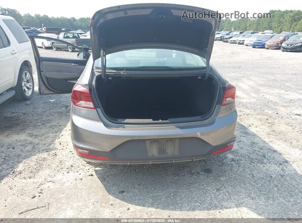 5NPD74LF4KH487052 2019 HYUNDAI ELANTRA Gray Instrument cluster view
