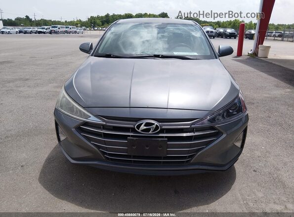 5NPD74LF4KH489514 2019 HYUNDAI ELANTRA Gray Vista frontal