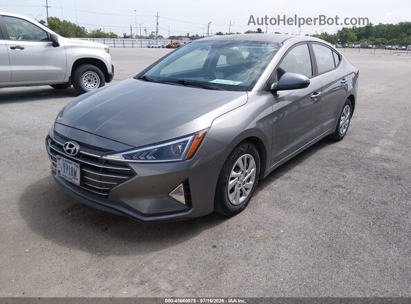 5NPD74LF4KH489514 2019 HYUNDAI ELANTRA Gray Vista tres cuartos delantera izquierda