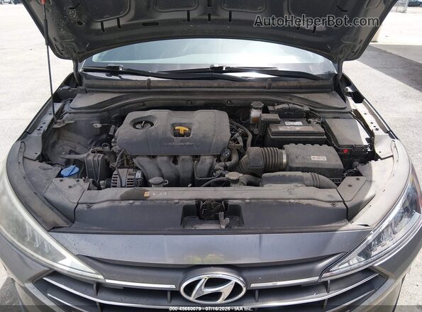 5NPD74LF4KH489514 2019 HYUNDAI ELANTRA Gray Vista trasera
