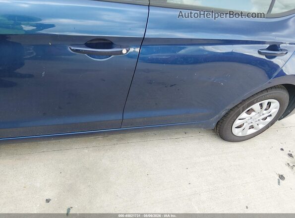 5NPD74LF4KH493482 2019 HYUNDAI ELANTRA Blue Widok z przodu