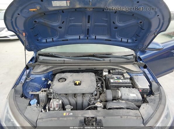 5NPD74LF4KH493482 2019 HYUNDAI ELANTRA Blue Widok z tyłu