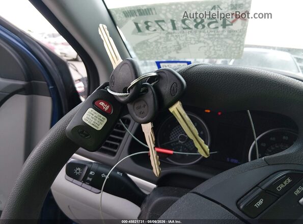 5NPD74LF4KH493482 2019 HYUNDAI ELANTRA Blue Widok deski rozdzielczej