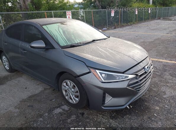 5NPD74LF4LH498974 2020 HYUNDAI ELANTRA Gray Դիմացի տեսք