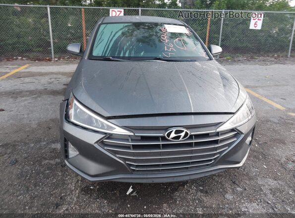 5NPD74LF4LH498974 2020 HYUNDAI ELANTRA Gray Սալոնի հետևի տեսք