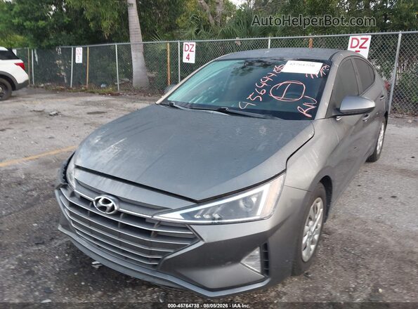 5NPD74LF4LH498974 2020 HYUNDAI ELANTRA Gray Սալոնի 360 աստիճան տեսք
