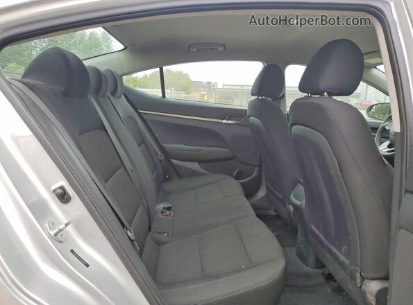 5NPD74LF4LH499607 2020 HYUNDAI ELANTRA Silver Հետևի նստատեղերի տեսք