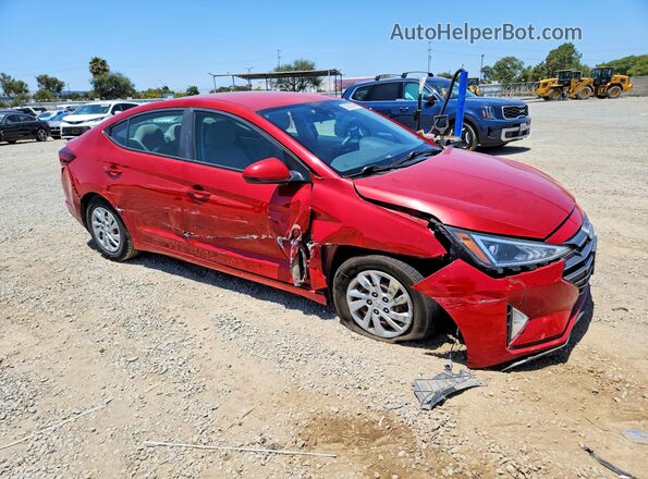 5NPD74LF4LH505583 2020 HYUNDAI ELANTRA Red Przód prawy