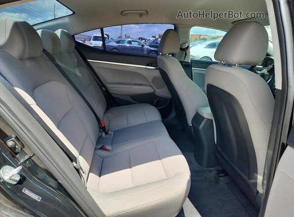 5NPD74LF4LH557490 2020 HYUNDAI ELANTRA Черный Вид задних сидений