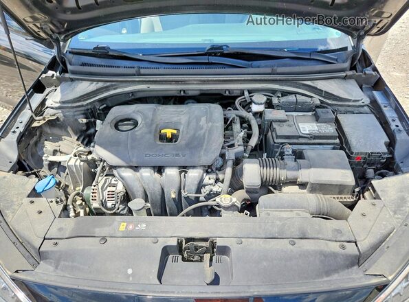 5NPD74LF4LH557490 2020 HYUNDAI ELANTRA Черный Вид задней части салона