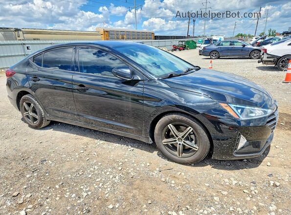 5NPD74LF4LH557490 2020 HYUNDAI ELANTRA Черный Передняя правая четверть