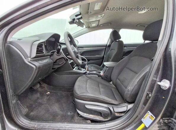 5NPD74LF4LH560969 2020 HYUNDAI ELANTRA Charcoal Front interior view