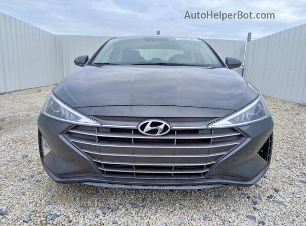 5NPD74LF4LH560969 2020 HYUNDAI ELANTRA Charcoal Front view