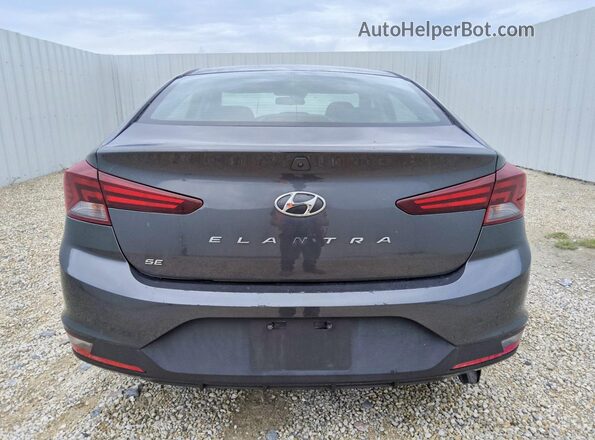 5NPD74LF4LH560969 2020 HYUNDAI ELANTRA Charcoal Rear view