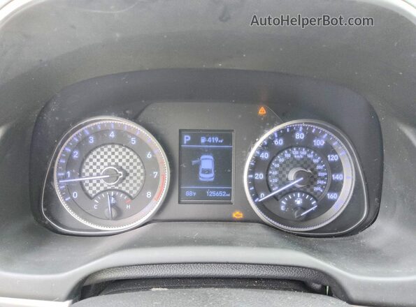 5NPD74LF4LH560969 2020 HYUNDAI ELANTRA Charcoal Instrument cluster view