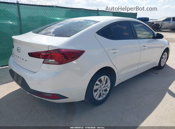 5NPD74LF4LH600810 2020 HYUNDAI ELANTRA White Trasero derecho
