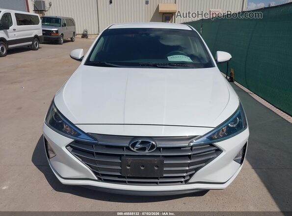 5NPD74LF4LH600810 2020 HYUNDAI ELANTRA White Vista interior de 360 grados