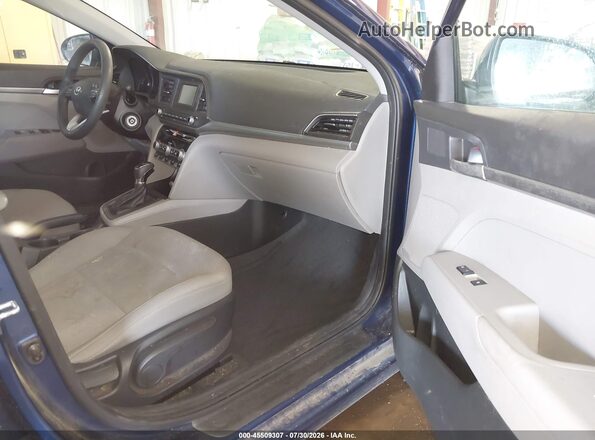 5NPD74LF4LH600922 2020 HYUNDAI ELANTRA Blue წინა სალონის ხედი