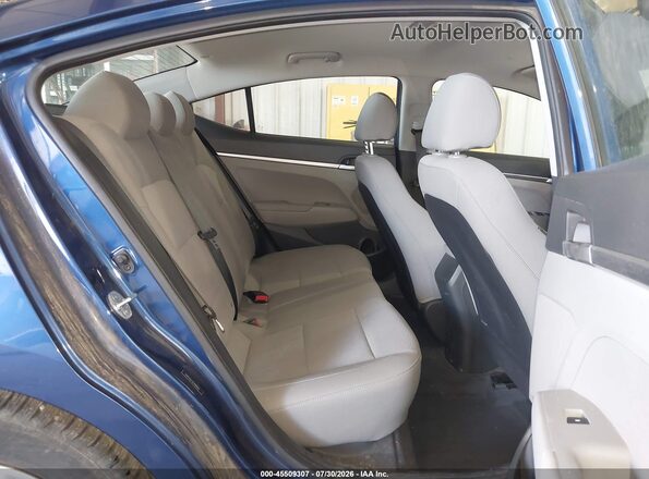 5NPD74LF4LH600922 2020 HYUNDAI ELANTRA Blue VIN კოდის სტიკერის ხედი