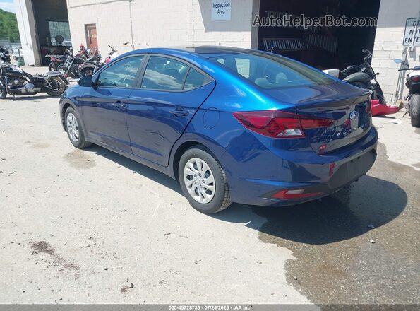 5NPD74LF4LH601326 2020 HYUNDAI ELANTRA Blue Հետևի ձախ