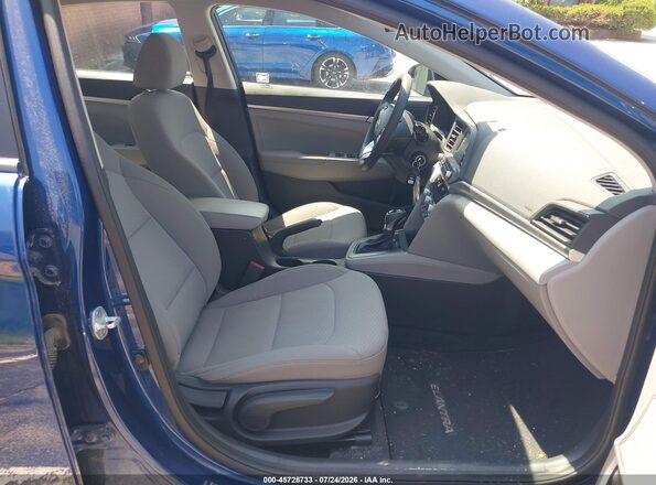 5NPD74LF4LH601326 2020 HYUNDAI ELANTRA Blue Սալոնի դիմացի տեսք