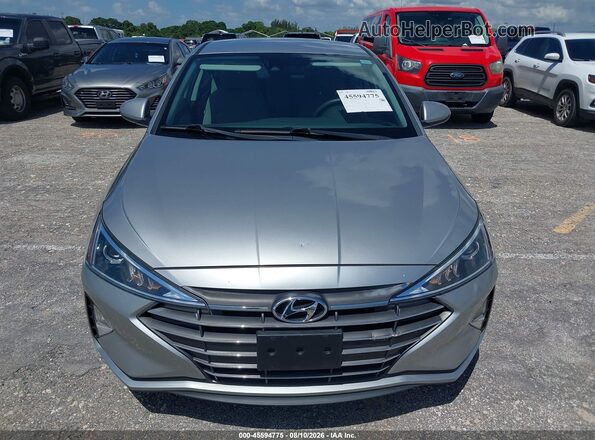 5NPD74LF4LH602248 2020 HYUNDAI ELANTRA Silver Вид щитка приладів