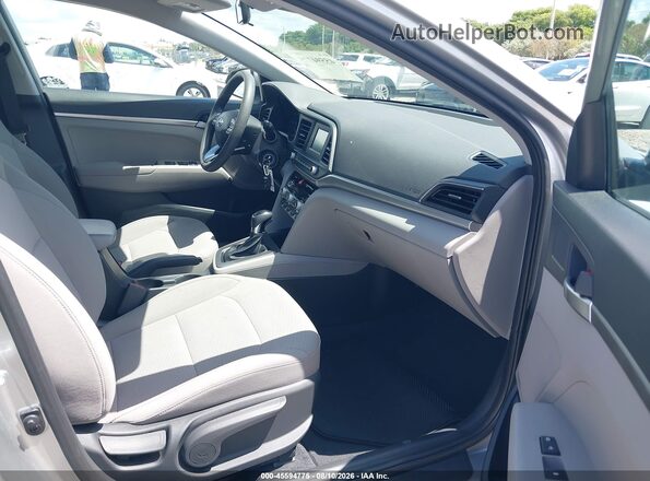5NPD74LF4LH602248 2020 HYUNDAI ELANTRA Silver Вид салону спереду