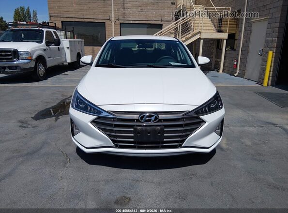 5NPD74LF4LH602850 2020 HYUNDAI ELANTRA White Սալոնի հետևի տեսք