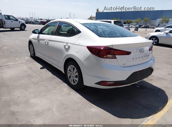 5NPD74LF4LH602850 2020 HYUNDAI ELANTRA White Հետևի ձախ