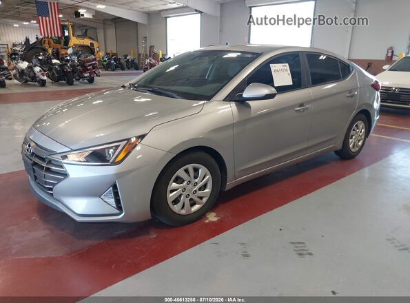 5NPD74LF4LH604307 2020 HYUNDAI ELANTRA Серебряный Передняя левая четверть