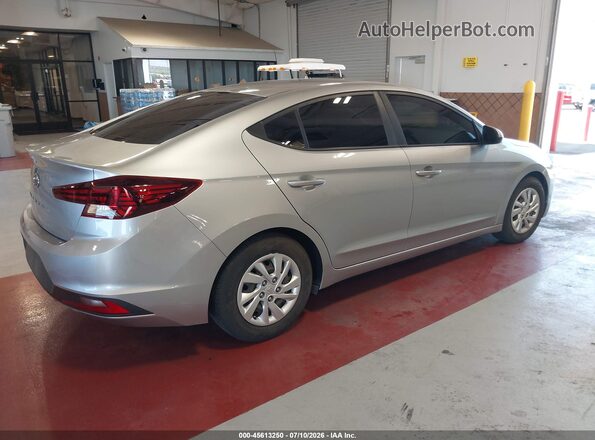 5NPD74LF4LH604307 2020 HYUNDAI ELANTRA Серебряный Задняя правая четверть