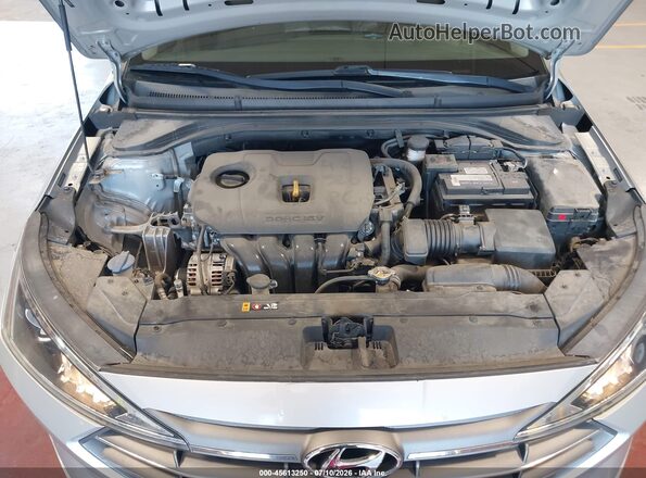 5NPD74LF4LH604307 2020 HYUNDAI ELANTRA Серебряный Вид сзади