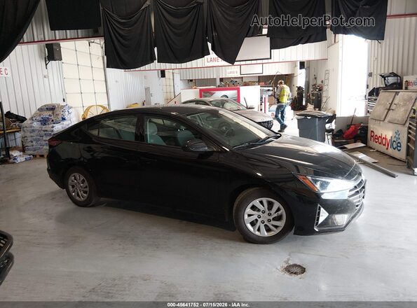 5NPD74LF4LH606414 2020 HYUNDAI ELANTRA Black Widok wnętrza z tyłu